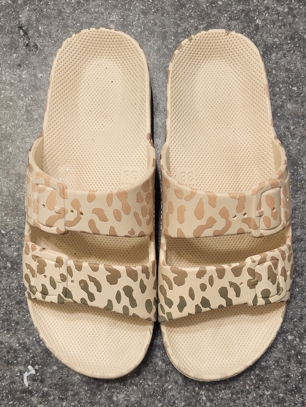 Camo Double-Strap Freedom Moses Slip-On Sandals - Women